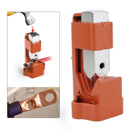 Молоток Кримпер Инструмент для обжима клемм проводов Портативный широко используемый электриком Клещи для обжима клемм проводов аккумуляторов