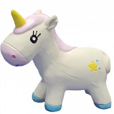 Латексная игрушка для собаки Карли единорог 8 х 8 см, разные цвета, 1 шт.