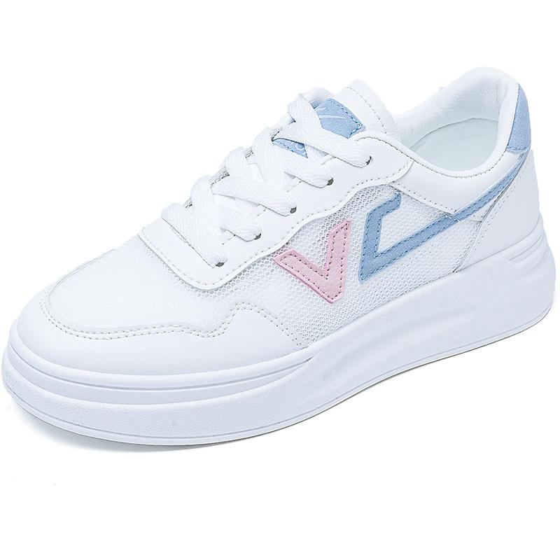Fashion Mesh Surface Women's Shoes Breathable White Shoes Youth Girls Running Sneakers All-Matching Casuals Ladies Light Vulcanize Shoes