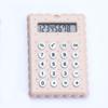 8-Digit Display Mini Calculator Biscuit Shape Student Calculators Battery Calculator  Students Gift