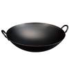 Manyo Kanda Iron Wok, Black, 1.2 X 42cm, Made In Japan, Pressed Iron, Two-Handed, EX00254
