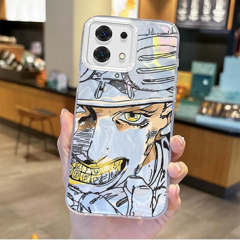 Чехол для телефона Gyro Zeppeli JoJo Steel Ball Run Для Redmi Note13 12 11 10 9 ProPlus 14C 13C 12C 10C 9C A2 A1 Градиентный Нескользящий Чехол