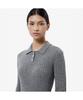 LACOSTE Women'S Cable Long Sleeve Polo Sweater Af207E-55N Cca