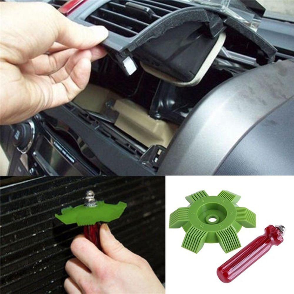 Tool Coil Straightener Air Conditioner Car A/C Radiator Condenser Fin Comb Auto Cooling System