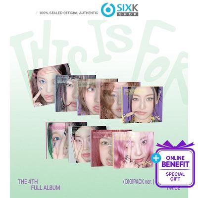 Twice 4-Й ПОЛНЫЙ АЛЬБОМ [THIS IS FOR] DIGIPACK Версия. (Онлайн-преимущество)