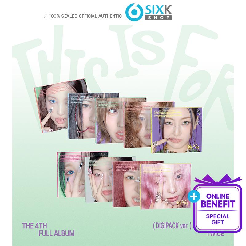 Twice 4-Й ПОЛНЫЙ АЛЬБОМ [THIS IS FOR] DIGIPACK Версия. (Онлайн-преимущество)