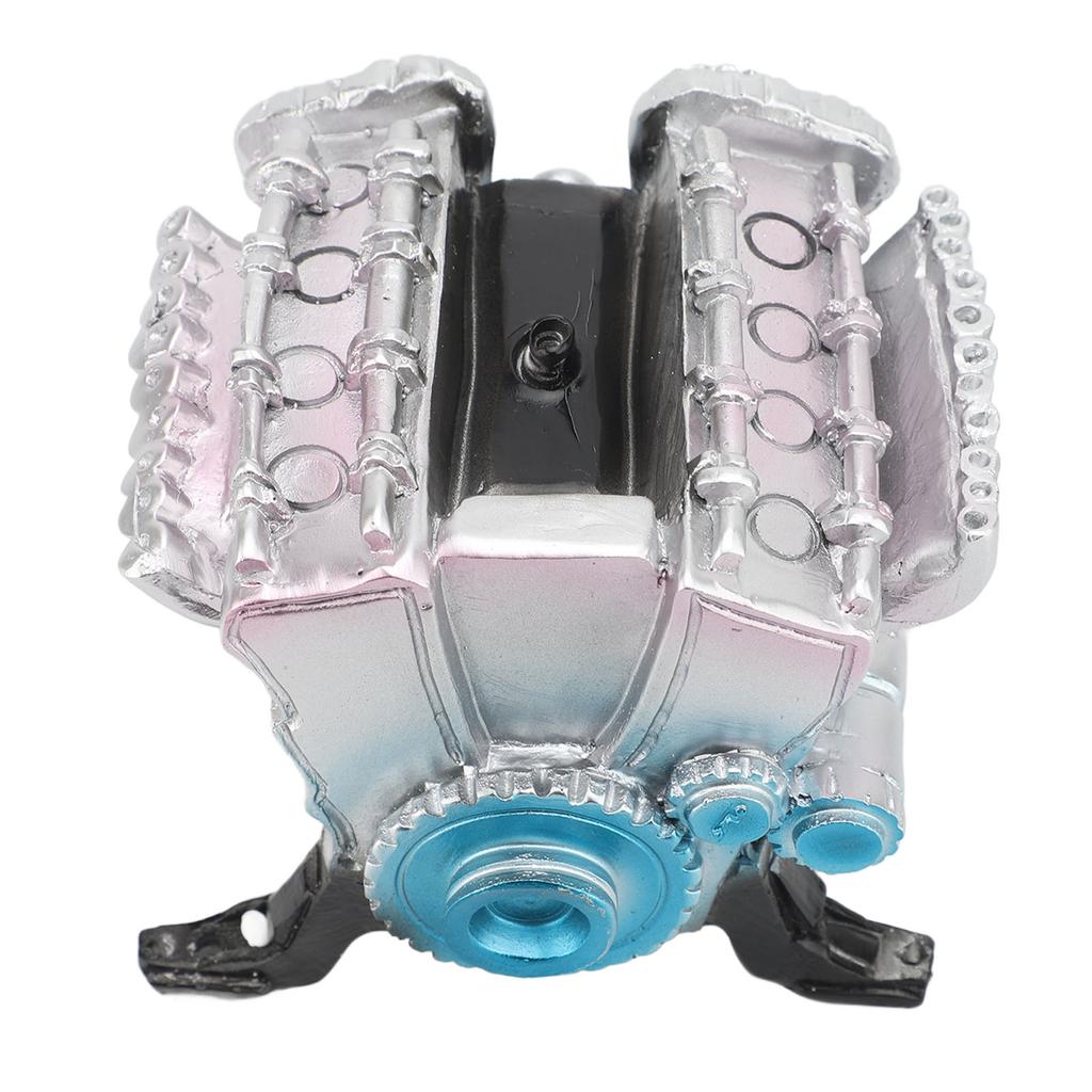 8 Cylinder Engine Model Creative Simulation Resin Car Engine for Ornaments Decoration