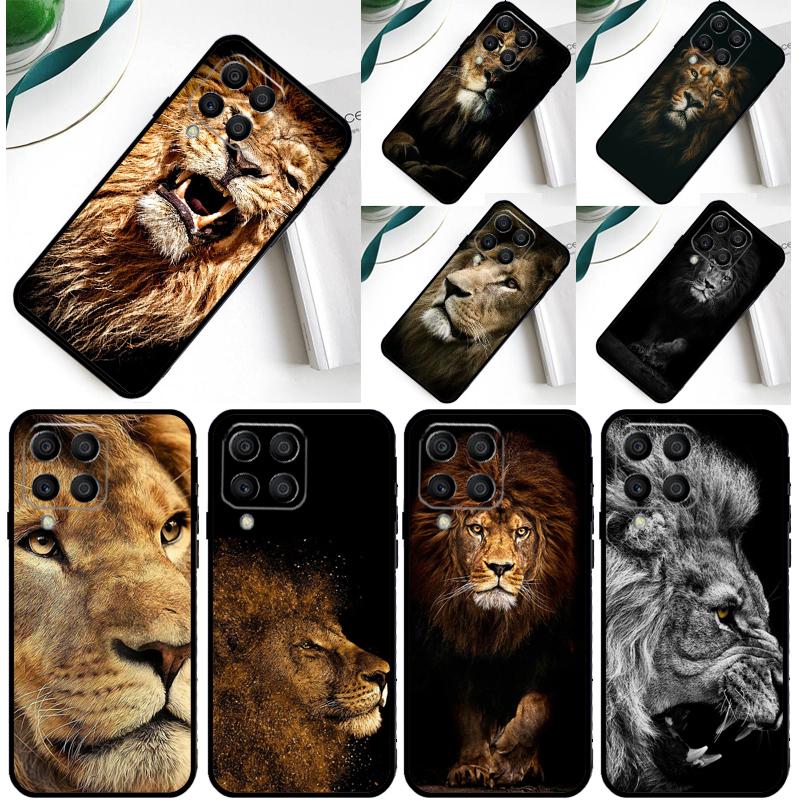 King Of The Jungle Lion Cover For Samsung Galaxy M55 M15 M33 M13 M23 M53 M31 M51 M14 M34 M54 M20 M30s M52 M32 Case