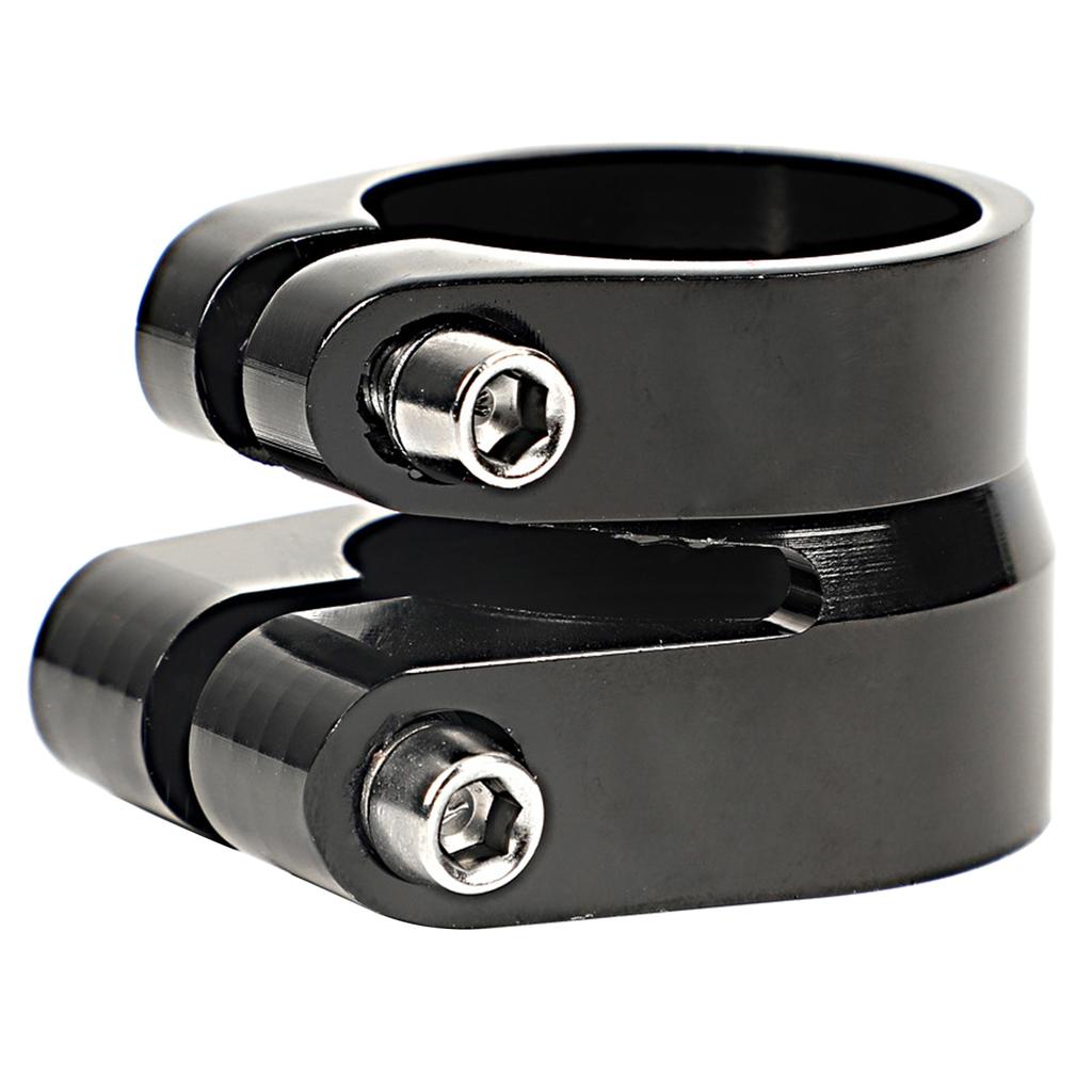 Reliable Double Layer Bike Seat Post Clamp 31.8mm/34.9mm Quick Release Seatpost Collar Cycling Accessory Easy To Use