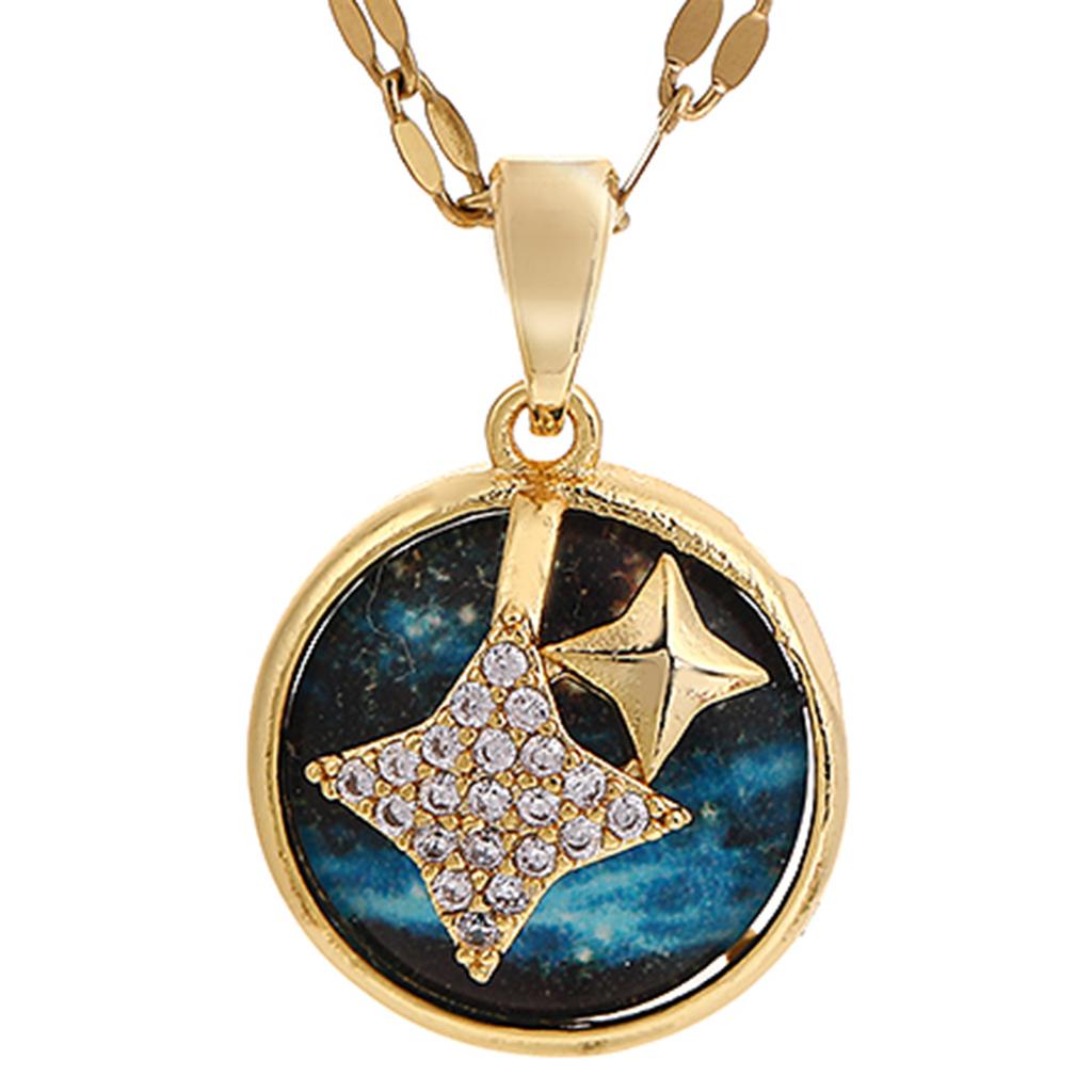 Звездная планета роскошный темперамент инкрустированный ярким камнем ювелирный кулон великолепная модная вселенная Xinghe аксессуары для одежды кулон "без цепи"