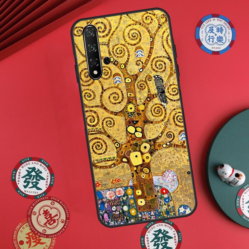 Поцелуй Густава Климта Для Huawei Nova Y73 Y72 Y61 Y91 Y90 Y70 Y60 12s 12i 11i 8i 9 10 SE P60 Pro P30 P40 Lite Чехол