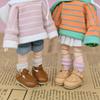 1 Pair Flower 1/12 Bjd Doll Shoes Cute 1/12 Bjd Casual Shoes Obitsu 11 Doll Shoes  Middle Blyth Doll