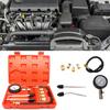 Auto Cylinder Compression Tester Kit w/M10-M18 Adapter 0-300PSI Gauge for Gasoline Engines Car Motorcycle Diagnostic Tools