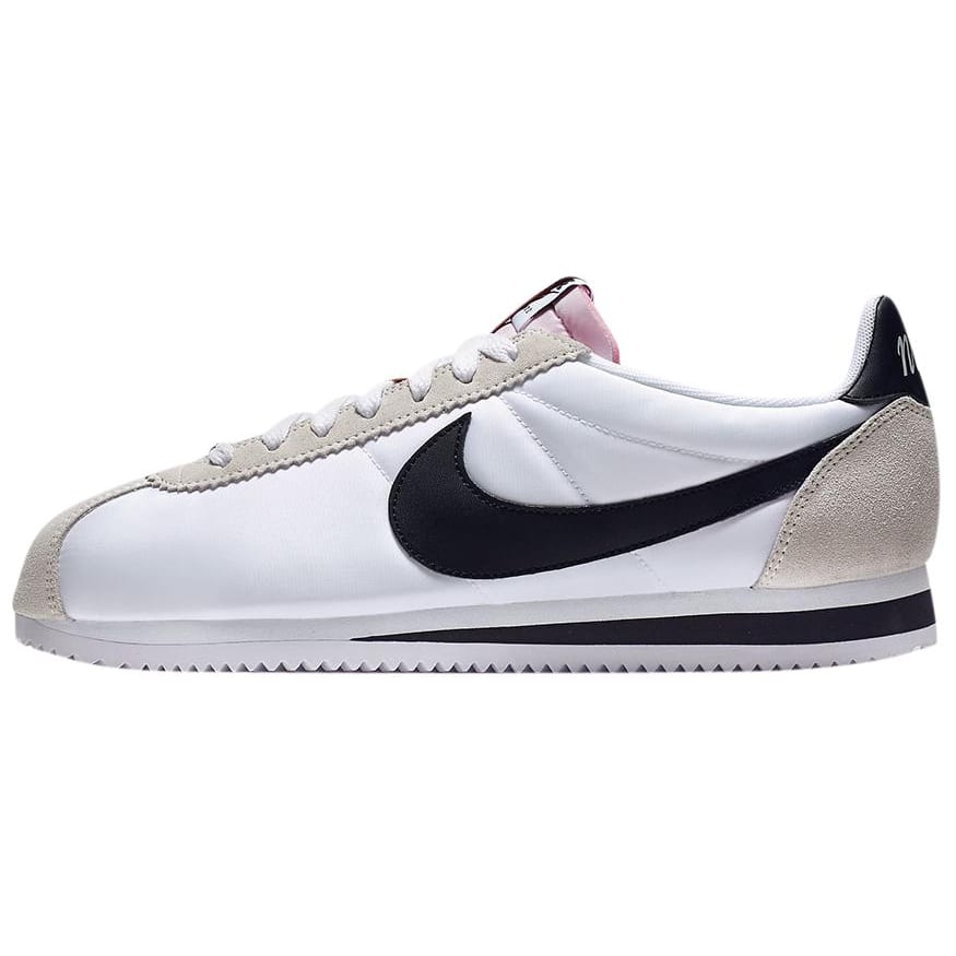 Nike Cortez Скользкие Легкие Нескользящие Легкие Низкие Повседневные Беговые Кроссовки Унисекс Серый Белый Черный 2017 902806-100
