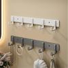 Clothes Hook Wall Hanging Wall Testing Closet Towel Bathroom Wall Even Row Free Punch Behind The Door Bathroom Clothes Hook