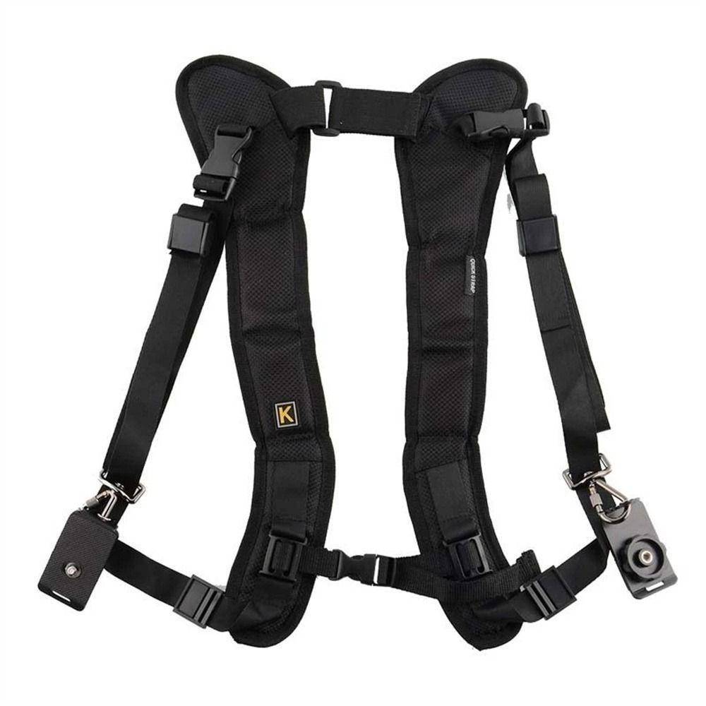 Sling Belt Digital Camera Double Camera Strap Camera Shoulder Strap DSLR Strap Dual Camera Belt