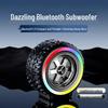 Умное повторное подключение Bluetooth: G2389 Высококачественная Звуковая Колонка в Форме Колеса для Дома, Улицы и Кемпинга.