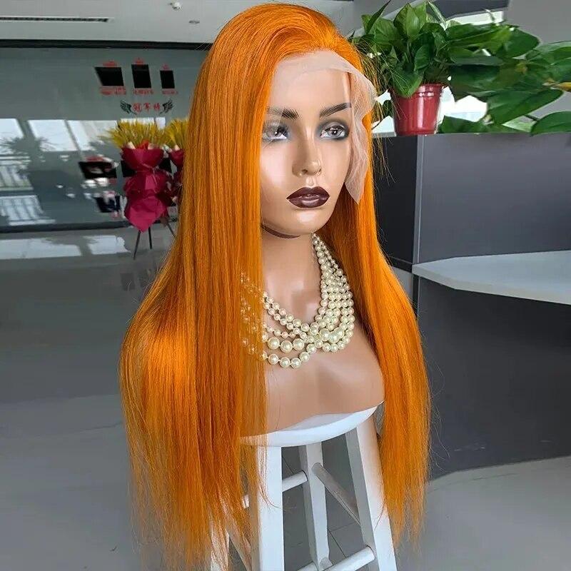 Hd Прозрачный 13x4x1 Парик Фронта Шнурка для Женщин Черный Синтетический Парик Фронта Шнурка Предварительно нарисованный Термостойкий Парик