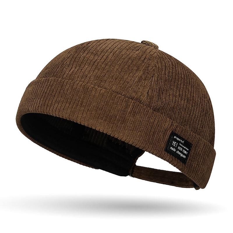 Однотонная винтажная мужская регулируемая кепка Landlord Docker, многоцелевая шапка-бини для улицы, шляпа-купол, хип-хоп-шляпы