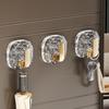 4PCS Self-adhesive Wall Hooks Acrylic Bathroom Hooks for Hanging Waterproof Adhesive Hook Towel Holder Home Accessories