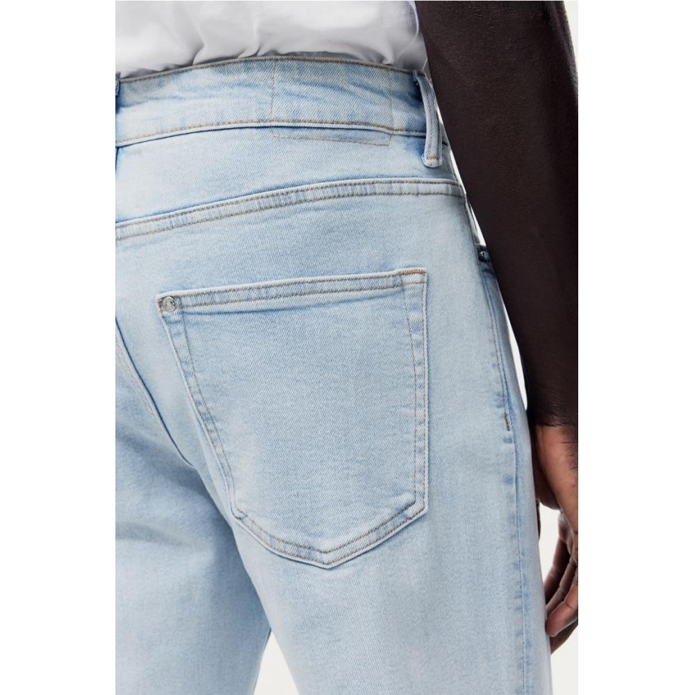 H M straigHt Regular Jeans ligHt deniM Blue