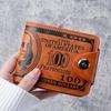 Мужской кошелек-портмоне в стиле ретро из ПУ с несколькими отделениями: Держатель для долларов, органайзер для карт и короткий кошелек для водительского удостоверения.