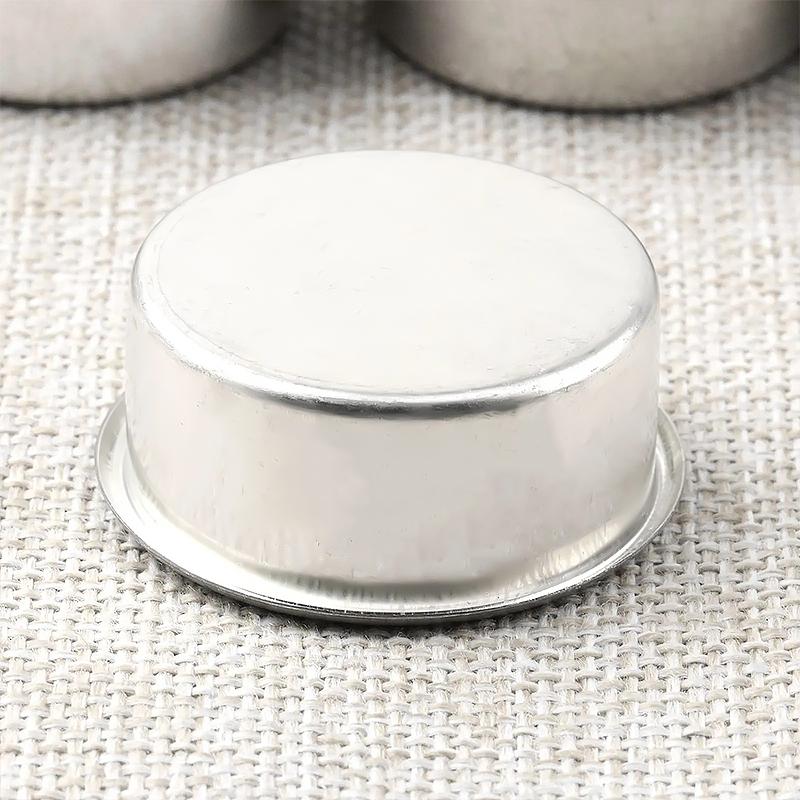 10Pcs Candle Molds Reusable Iron Home Decor Candle Holder DIY Tealight Cup Candle Making Containers Tealight Tins