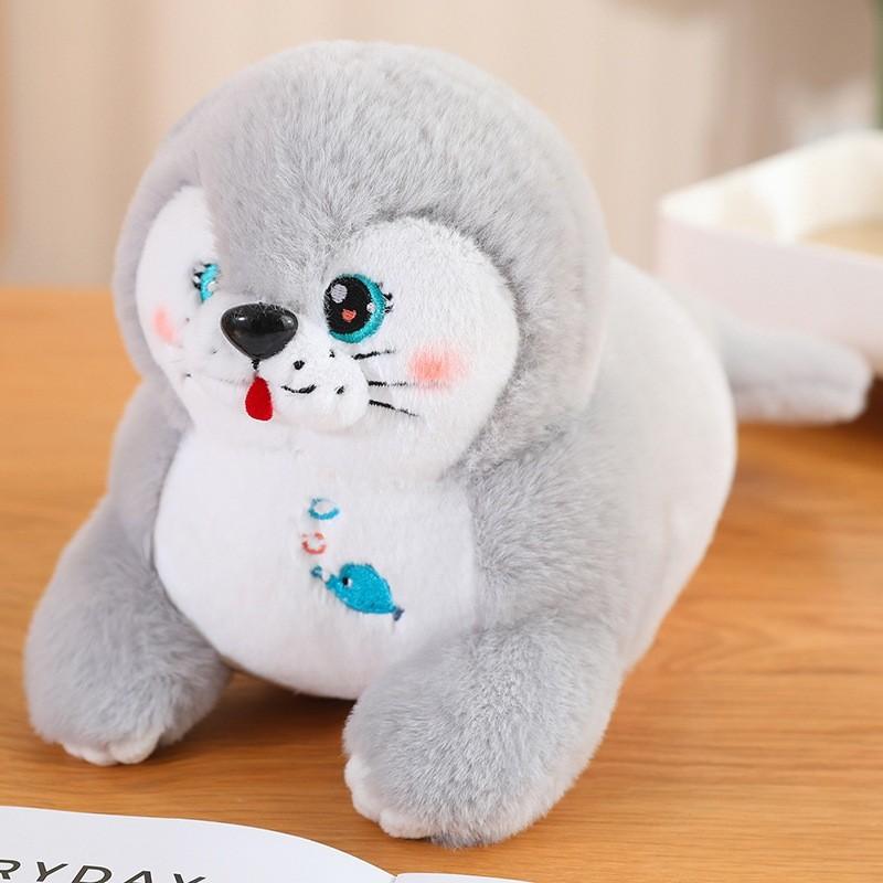 Sea Plush Lion Toy Marine Animal Stuffed Doll Kids Gift Bedroom Decorations