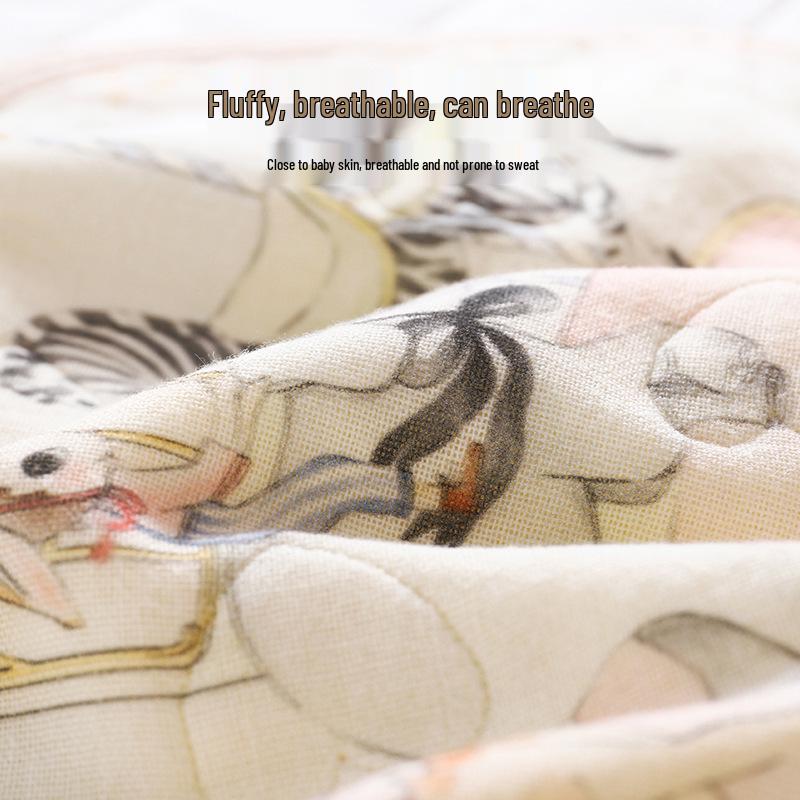 Newborn Breathable Cotton Anti-Spit-Up Pillow with Class A Gauze