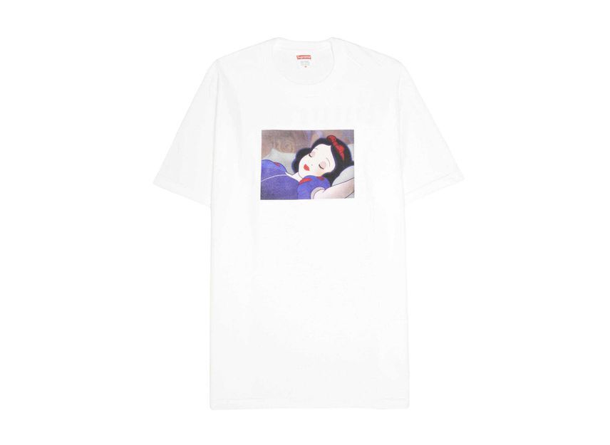 Supreme Белоснежка Футболка Белая