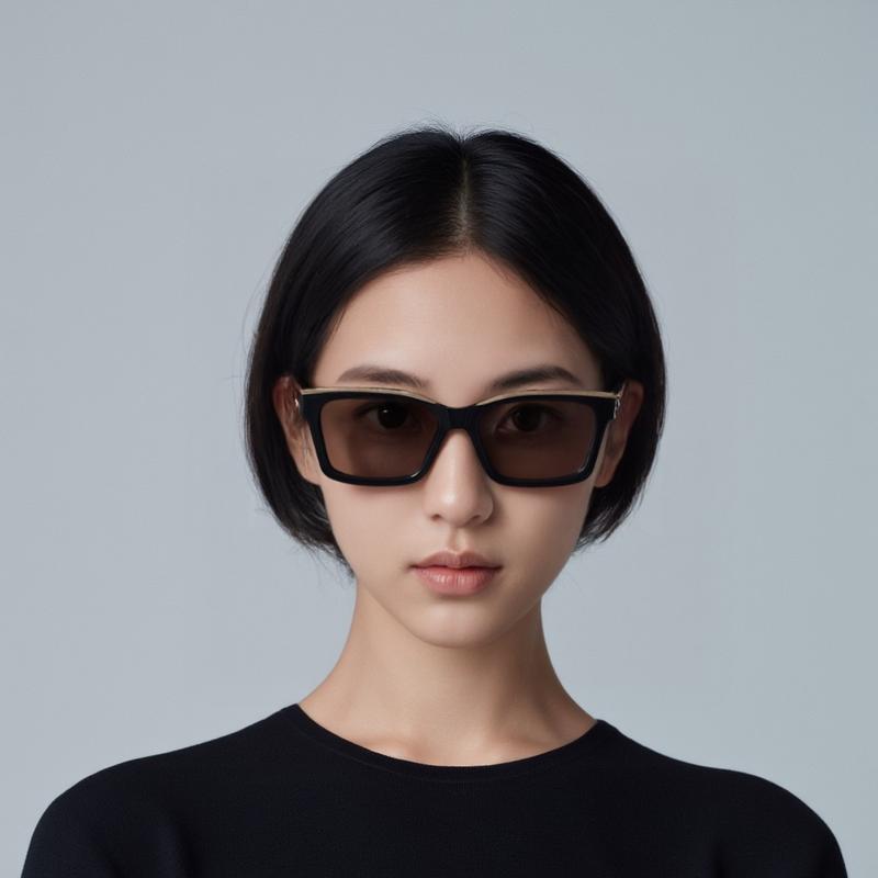 Chanel Персонализированные модные прямоугольные солнцезащитные очки женский стиль