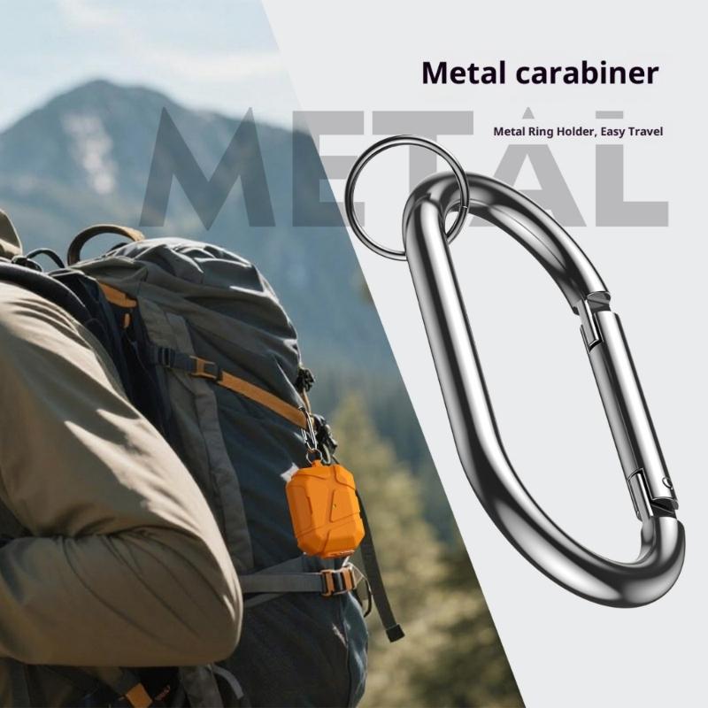 Защитный чехол для наушников с надежным замком и подставка для телефона 2 в 1 для Pods Pro3 со светодиодной индикацией зарядки