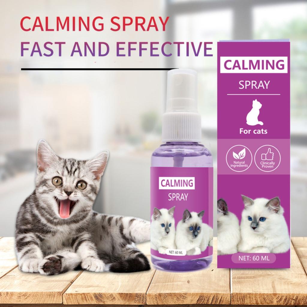 60ML Pheromone Cat Emotional Soothing Spray Cat Pheromone Feliway Anti-Stress Spray