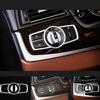 New Car LED Headlight Switch Button Cover Trim For BMW 5 7 Series F10 F11 F01-F04 X3