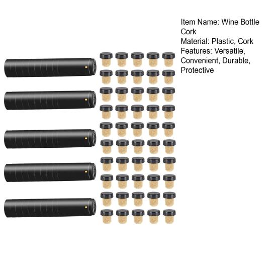 100 шт. пробки для бутылок вина, удобные термоусадочные пробки для бутылок вина, защитные винные пробки для дома, кухни, бара