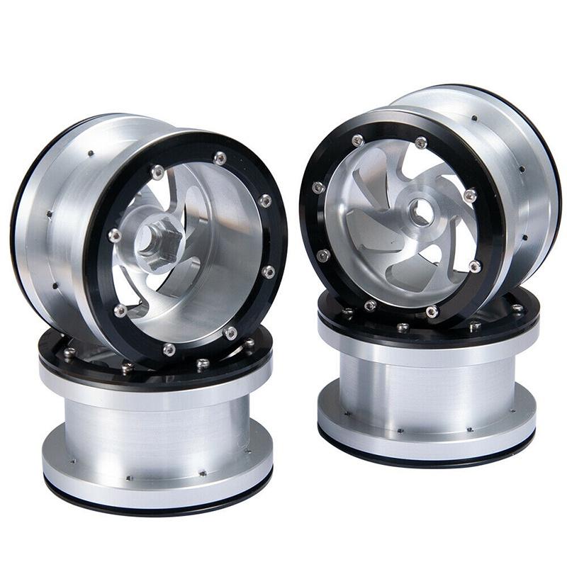 2'' Alloy Beadlock Wheel Rims For 1/10 Rc Axial Wraith Trx-4 Redcat Crawler