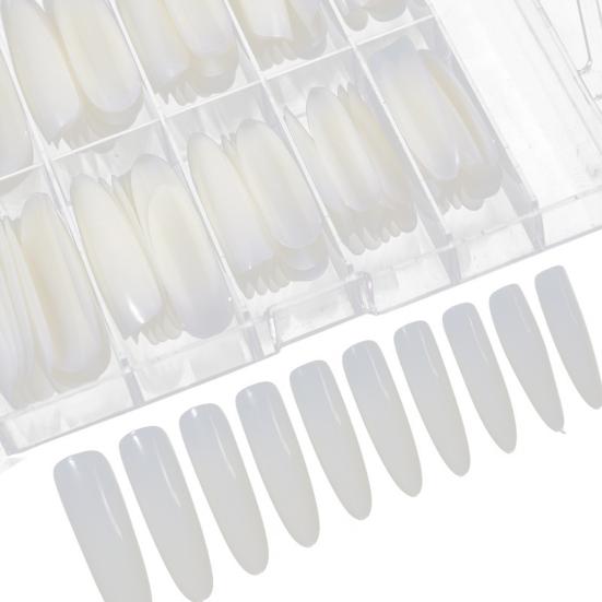 100 шт. накладных ногтей, простых в использовании, устойчивых к поломкам, мини-полезных заостренных аксессуаров для женщин