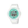 Женские часы Casio Collection LWS-1200H-7A3JF Белый/Зеленый, Оригинальная японская модель