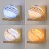 Wood Wall Lamp Nordic Starry Sky Planet Wall Sconce Children's Room Bedroom Bedside Glass Wall Lights for Home Decor
