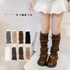 Japanese Style Children's Leg Warmers Harajuku Ballet Guards Socks Knitted Leg Cover  Autumn/Winter