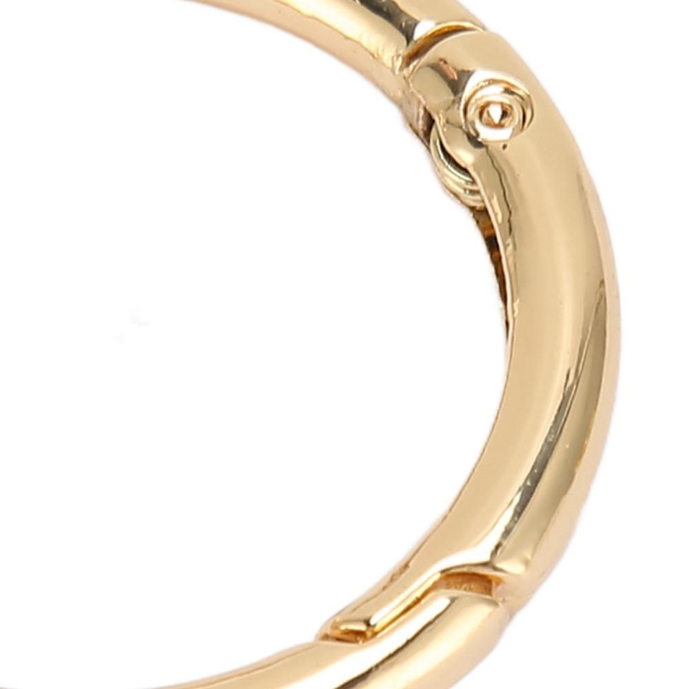 20pcs 40MM Spring O Rings Gold Spring Clasps Jewelry Tools Snap Clips Keychain