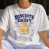 Funny Biscuits And Gravy Shirt - Retro Food & Cooking Gift - Sarcastic Biscuits And Gravy Clothing