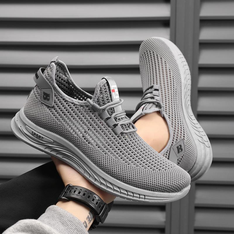 New Fly-woven Casual Shoes Men's Trend Versatile Fashion Sports Shoes Lightweight Running Shoes