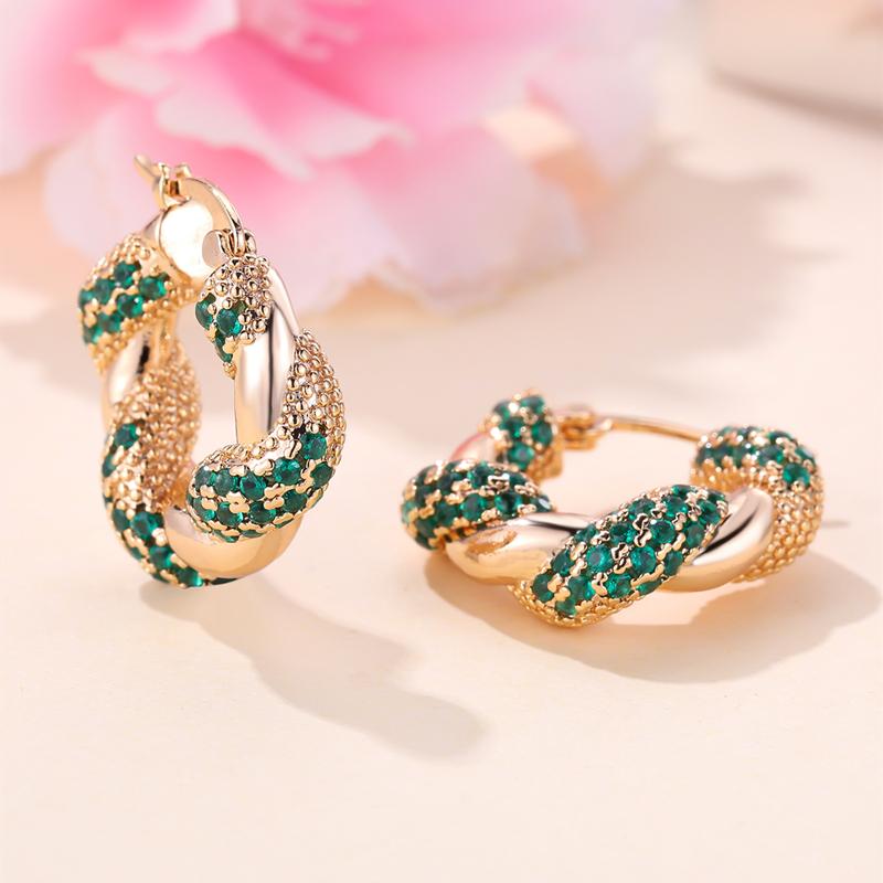 Модные геометрические витые толстые серьги-кольца, модные золотые серьги, большие круглые серьги для женщин, ювелирные изделия в стиле панк, хип-хоп, подарок