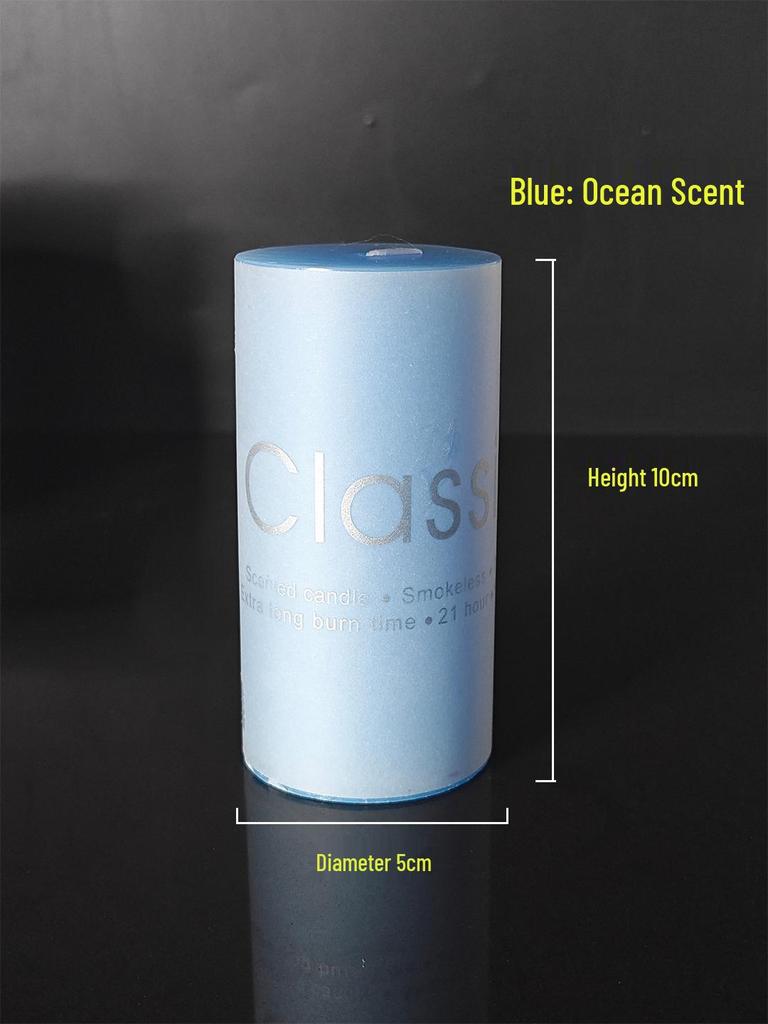 Набор из 3 ароматерапевтических свечей с подсвечниками – Бездымные, ароматные, идеальны для экстренных ситуаций или романтических случаев.