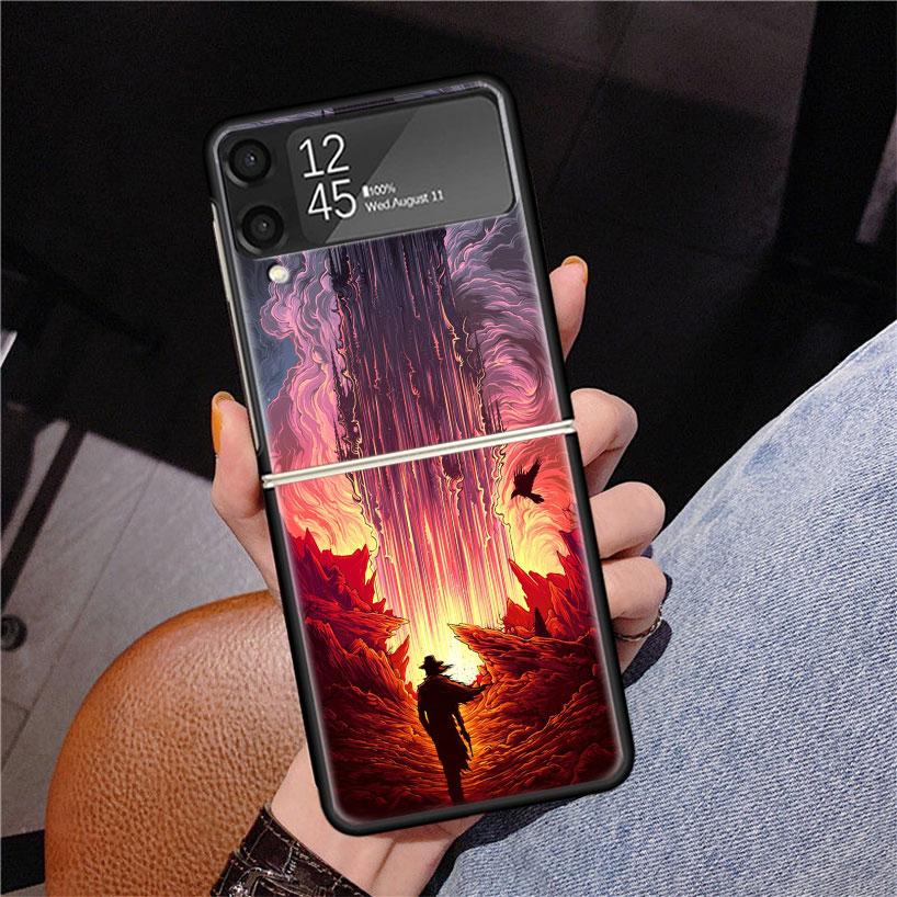 Stephen King The Dark Tower Phone Case For Samsung Z Flip 7 6 5 4 3 Galaxy ZFlip7 ZFlip6 ZFlip5 ZFlip4 ZFlip3 5G Print Cover