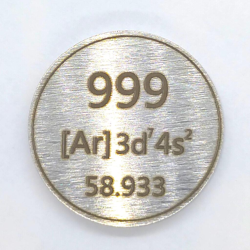 Элемент образец Кобальт Co 1 5 (монета, дюйм, штук)