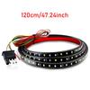 47/60" Truck Tailgate Light Bar 108 LED Single Row Light Strip with Red Running Brake Lights Turn Signal White Reverse Light