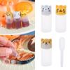 4PCS Salad Cute Mini Kitchen Accessories Small Container For Bento Seasoning Sauce Bottle