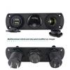 4.2A Dual USB Car Charger 12V Power Socket LED Voltmeter Monitor Panel for Car Motocycle Phone Charger